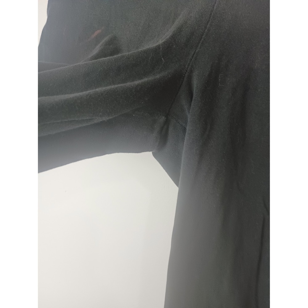 Victorias Secret PINK Foldover Waistband‎ Leggings Black Grey Y2K Logo Dog - Picture 6 of 10